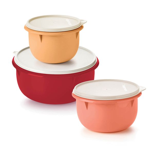 Tupperware® 3-pc Multipurpose Mixing Bowl Set for Food Prep and Storag - Image 2