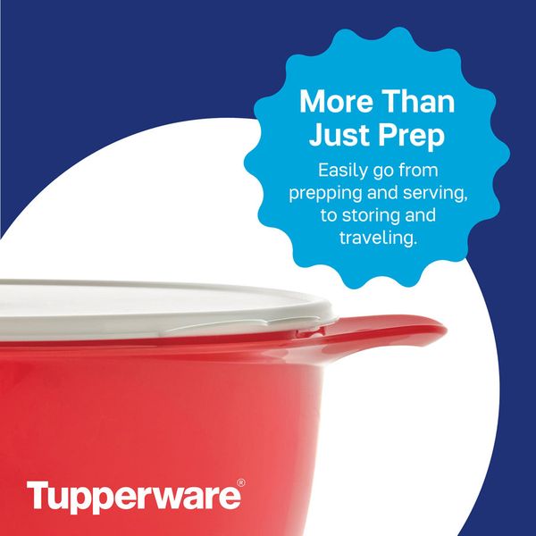 Tupperware Thatsa® Mega Bowl |Airtight, Leakproof, Mixing Bowl, 42-cup - Image 5