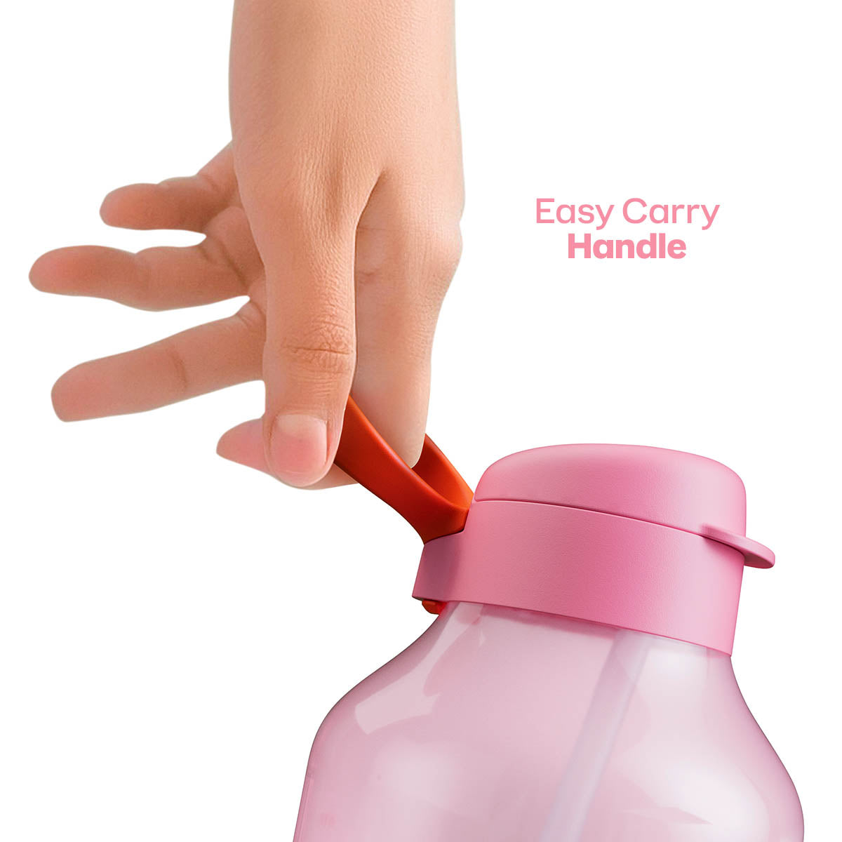 Tupperware® AquaVibe® Water Bottle | 67 oz./2 L (Pink) - Image 6
